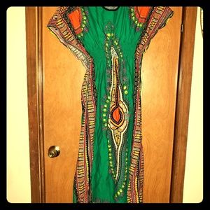 One size fits most dashiki dress